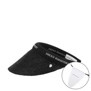 25SS 헬렌카민스키 HAT50265 CHARCOAL BLACK LOGO 비앙카 BIANCA 바이저