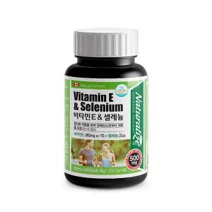 네추럴라이즈 비타민E 셀레늄 500mg 90캡슐