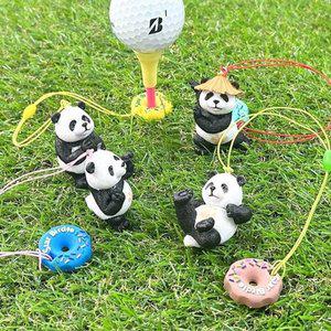 [턴트]무술팬더 도넛링 골프티걸이 4개 골프티꽂이_