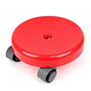 고품질 레드 방바닥 의자 회전청소 낮은 다용도 짐 이동식 (WFHZ6FH)