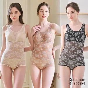 [신영와코루] 로맨틱블룸 인견레이스 프리컷 바디수트 3종_K53_HOT