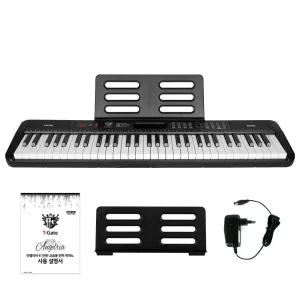 61건반 교습용 디지털 피아노 안젤리아 블랙 + 악보대