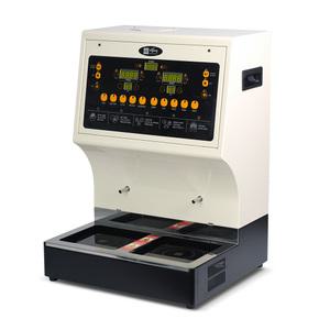 인큐엠 업소용 라면조리기 2구 아이보리 쉐프형 탕비실 한강라면기계