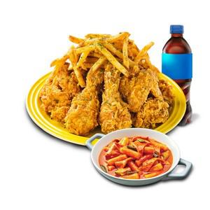 (오태식해바라기) 오태식후라이드치킨+국물떡볶이+콜라1.25L