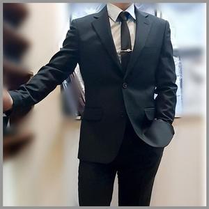 [아우트]블랙 제일모직원단 울 클래식정장 수트 GR-JBCK