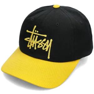 스투시 로우 프로파일 빅 베이직 스냅백 1311144 BLACK GOLD