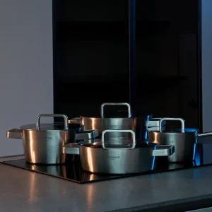 아트리움 스텐냄비 편수 양수 전골 스티머 5종 세트