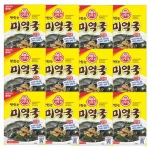 오뚜기 맛있는 미역국 2인분 18g 12개