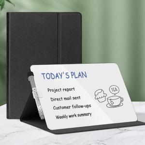 미니칠판 휴대용 화이트보드 접이식 메모판 가죽커버 보드판