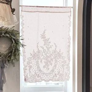 갤러리아 마메종 루아르 플라워 자수 창바란스 커튼-핑크 (CBMV18-PK)