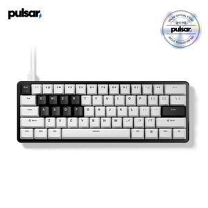 [공식인증점] 펄사 PCMK 3 HE 60 마그네틱 키보드 영문 화이트색상 래피드 트리거 자석축 FPS 게이밍 최적화 8K 폴링레이트 저소음 부드러운 빠른입력