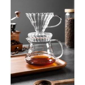 450ML 더치커피메이커 유리 인용 커피내리는기계 클래식 레트로 싱글 뚜껑없음 구름포트