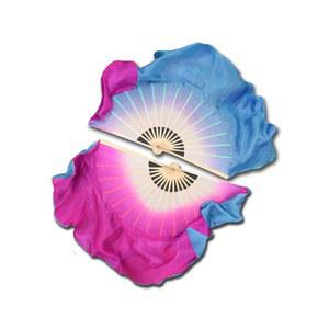 너울부채 양면 팬베일 무용 너슬부채 레드 대형 그린 너실 너슬 그라데이션 펜베일