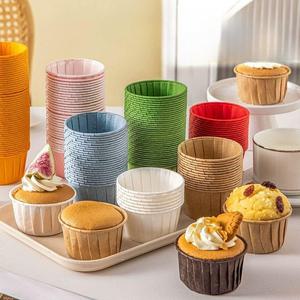 유산지컵 머핀틀 100개 원형 종이컵 용기 카페 빵틀