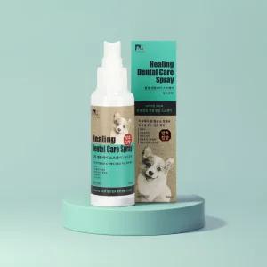 [힐링 덴탈케어] 강아지뿌리는치약 덴탈스프레이 치석제거 구취 입냄새 케어 100ml