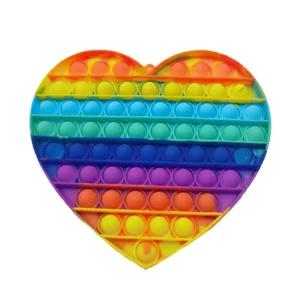 꾸꾸까까 팝잇 푸쉬팝 버블 촉감놀이 - 하트 특대/완구/뽁뽁이/어린이/장난감/선물/촉감/놀이/스트레스해소