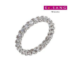 [이상주얼리]/14k 랩 다이아몬드 글라스 가드링 웨딩 결혼 데일리 레이어드 반지