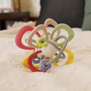 해피플레이 실리콘 플라워 발육기 구강기 백일 선물