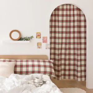 아트박스/포홈 홀리 기모체크 거실커튼(140cmx230cm)