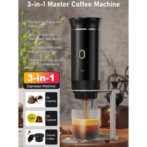 마스터 휴대용 소형 머신 커피 캡슐 카페 에스프레소 메이커 가열