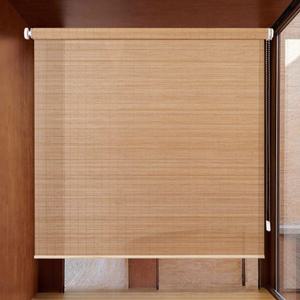 대나무 블라인드 시원한 파티션 커튼 카페 사무실 롤러 가림막 거실 차단 차광 암막 베란다