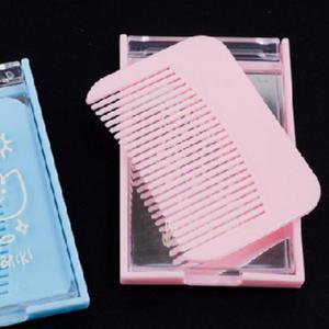 세트 빗 손거울 휴대용 색상랜덤 빗거울 포켓 미니