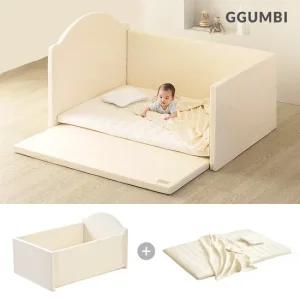60cm 하이가드 아기 범퍼침대 대형)+미미루 토퍼 90x140cm 세트