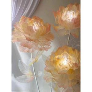 움직이는 조명 집들이선물 무빙 6층 피면 꽃잎 모란등 플라워 스튜디오 8미크론 유리