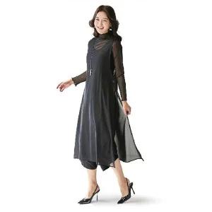 [NS홈쇼핑](우)[까르죠아]롱망사시스루조끼[35359242]