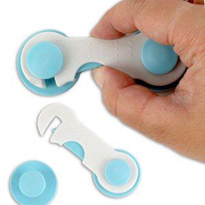 고품질 싱크대 안전 장식장 후크형 문열림방지 잠금장치 문고리잠금장치 안전문고리 (WFJ17U0)