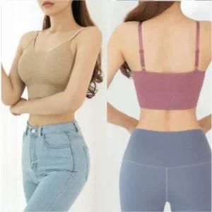 [셀러허브]스포츠브라 노와이어 브라탑 브라렛 크롭 나시 (S13127424)