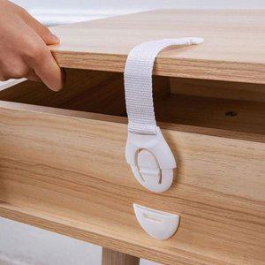 고품질 아기시건장치 열림방지 어린이 다용도 방문 도어스토퍼 가구 문고리잠금장치 안전문고리 (WFJ7BPT)