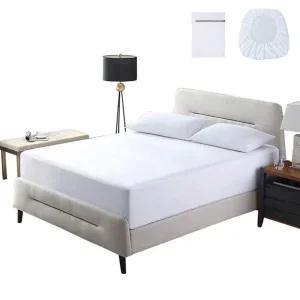 매트리스 방수커버 빨래망 세트 침대덮개 롱 트윈커버 (WFJBUCY)