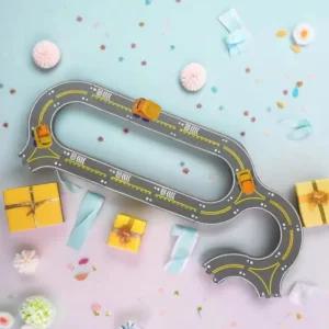 도로길 매트 자동차놀이 길만들기 퍼즐 운전 교통놀이 안전교육 장난감 어린이 (16p)