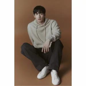 [에피그램](센텀시티점)[epigram] 알파카 블렌드 후드 니트 풀오버 ERWAW24621BEL