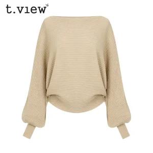 [티뷰] 보트넥가오리퍼프니트_V5C-CKN009