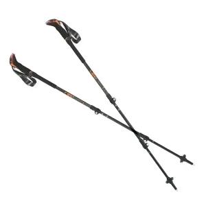 LEKI 레키 마카루 라이트 3단 등산 스틱 지팡이 폴대 블랙 오렌지 65221082