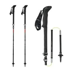 LEKI 레키 마카루 FX 카본 5단접이식 등산 스틱 지팡이 폴대 라이트앤트라사이트 65220631
