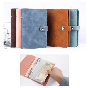 현금 지퍼백 다이어리 가계부 용돈 저축 바인더