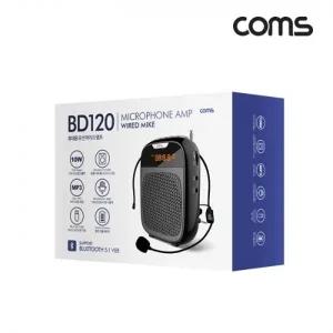 Coms 휴대용 블루투스 5.1v 스피커유선 마이크 앰프