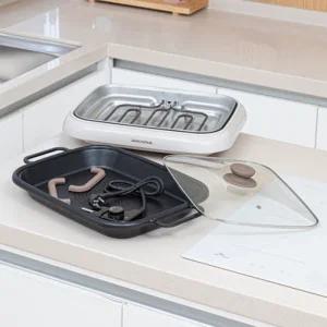 [Domus] 도무스 분리형 사각 큰잔치팬(그릴팬 425x327mm) DG-KS1600