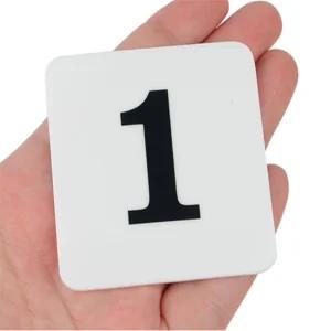 웅_스토어 사각 아크릴 번호판 숫자판