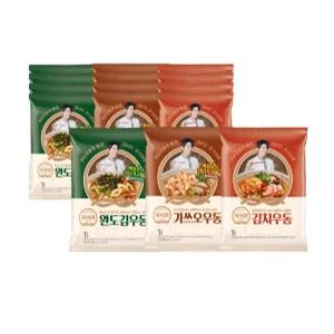 하이면 상온 우동 3종 15인분 (가쓰오/완도김/김치)