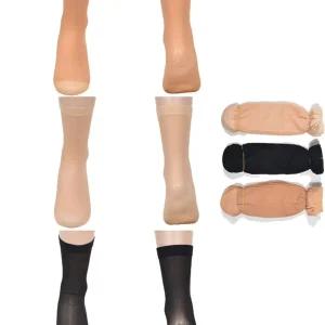 사계절 3컬러 무지 고탄력 지압 발목스타킹 5켤레세트/양말스타킹/스타킹양말/고탄력양말스타킹