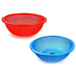 소쿠리 XBBD3639 채반 채망 야채 바구니 망소 원형 1호 플라스틱 사각 과일 조리