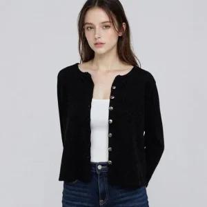 부루앤쥬디 F)금장버튼앞트임가디건 BORICDE03C