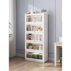 책장 인테리어 수집 60cm 원목 유리문 40cm 진열장 60 책보관 다층 모던 책꽂이