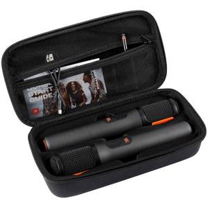 [미국배송] JBL 듀얼 무선 마이크 여행 보관 케이스용 TOSICAM 케이스 파티박스 마이크-핸드헬드 정리함 리시버/어댑터/AA 배터리(박스 전용)