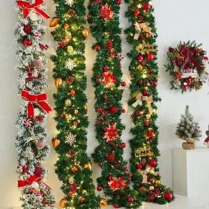 롱리스 가랜드 오너먼트 테이블장식 북유럽풍 겨울 인테리어소품 크리스마스포토존 크리스마스장식