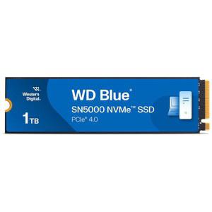 [미국배송] 웨스턴 디지털 1TB WD 블루 SN5000 NVME 내장 솔리드 스테이트 드라이브 SSD - PCIE GEN 4.0 M.2 2280 최대 5150MB/S WDS100T4B0E
